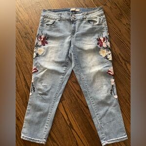 Sandpiper embroidered jeans
